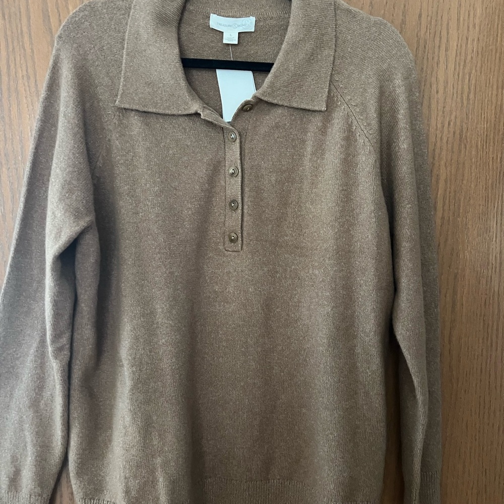 Treasure & Bond Tan Sweater